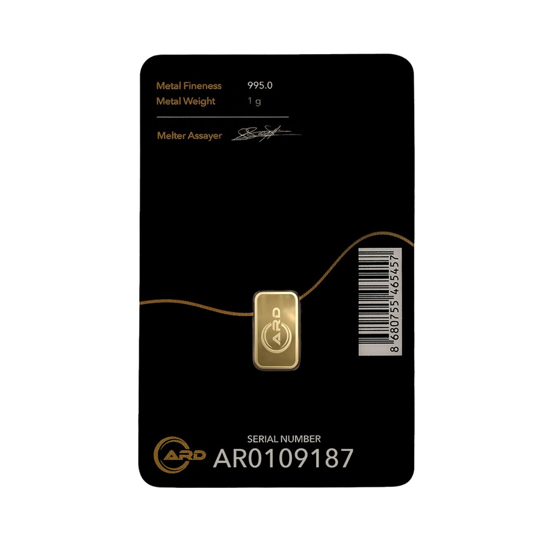 ARD 1 gr 995.0 24 Ayar Külçe Altın