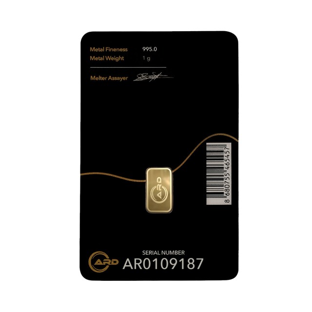 ARD 1 gr 995.0 24 Ayar Külçe Altın