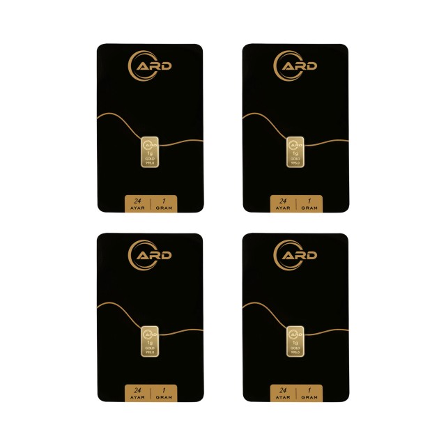 ARD 1 gr 24 Ayar Külçe Altın 4 Adet