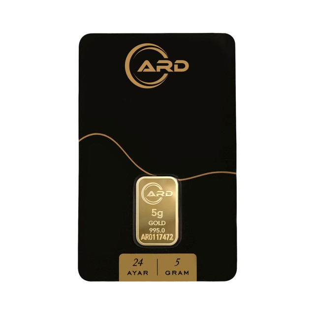 ARD 5 gr 995 24 Ayar Külçe Altın