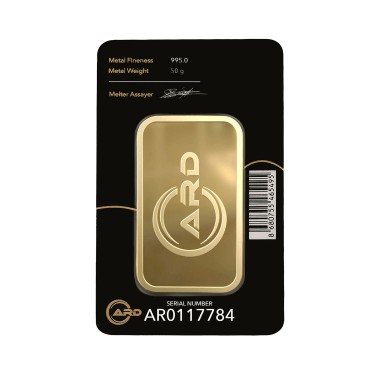 ARD 50 gr 995 24 Ayar Külçe Altın