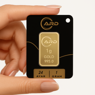 ARD 1 gram Altın 24 Ayar Külçe Altın ARD 1 gram Altın 24 Ayar Külçe Altın