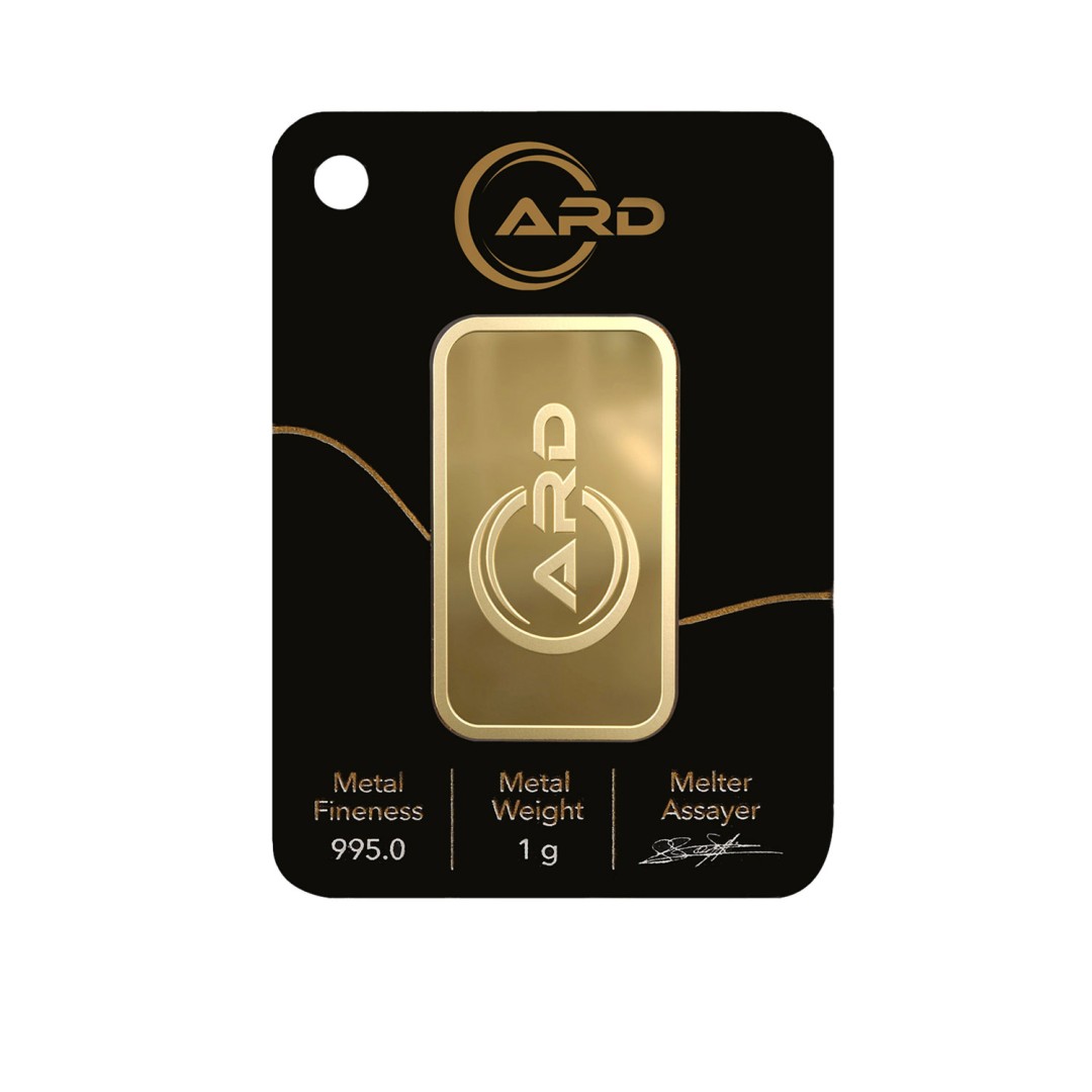 ARD 1 gram Altın 24 Ayar Külçe Altın